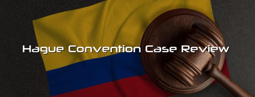 Hague Convention Lawyer USA Colombia